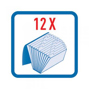 2x Dokumentenmappe / Fächermappe A4  "Lady Like" / 2 verschiedene Motive