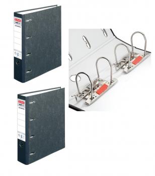 2x Herlitz Doppelordner / Bankordner / A4 / 2x A5 Quer