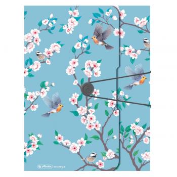 2x Herlitz Sammelbox / Heftbox / DIN A4 / "LadyLike Birds + Flowers"