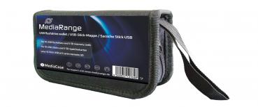 2x USB SD Wallet Tasche für 10 Sticks & 5 SD Karten