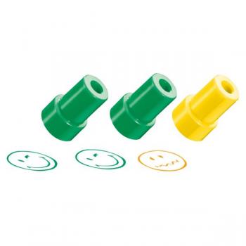 3 Herlitz Stempel "SmileyWorld" / selbstfärbend / 2 verschiedene Stempelmotive