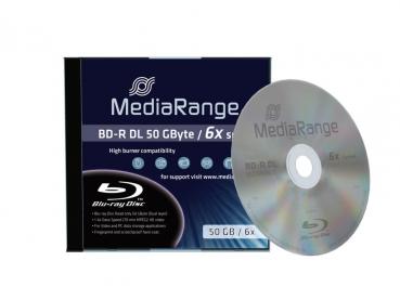 3 MediaRange Bluray Rohlinge BD-R 50GB 6x Jewelcase