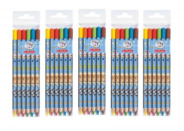 Mini Dreikant Buntstifte Malstift Farbstift 9cm lang 10x 8 80