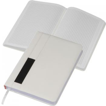 3x Notizbuch / DIN A5 / 192 S. kariert / Farbe: je 1x schwarz, weiß und grau
