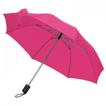 3x Taschen-Regenschirm / mit Schutzhülle / Farbe: je 1x pink, lila und apfelgrün