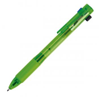 4in1 Kugelschreiber mit 4 Schreibfarben / Kugelschreiberfarbe: hellgrün