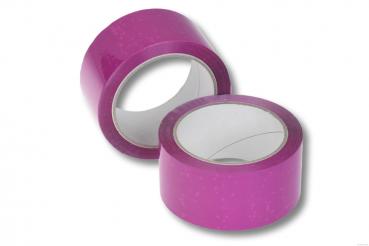 4x Packband / Paketklebeband / 66m X 50mm / leise abrollend / Farbe: pink