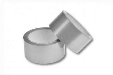 4x Packband / Paketklebeband / 66m X 50mm / leise abrollend / Farbe: silber