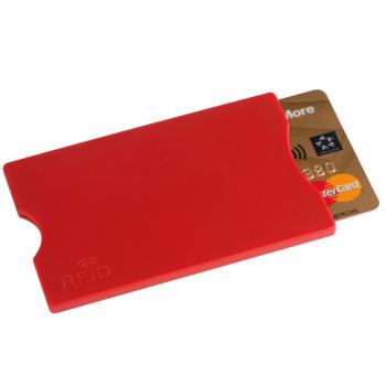 4x RFID Kartenetui / Farbe: je 1x schwarz, blau, rot und weiß