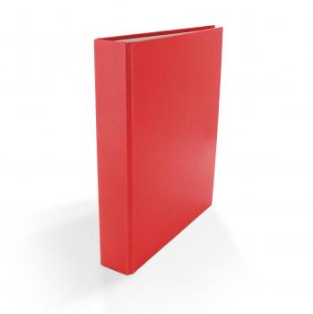 4x Ringbuch / DIN A5 / 4-Ring Ordner / Farbe: rot