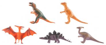 5 Dinosaurier Spielfiguren / ca. 10 cm