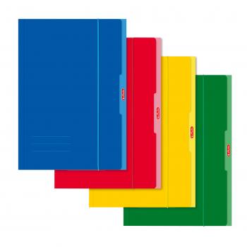 5 Herlitz Sammelmappen / DIN A4 / 4 verschiedene Farben