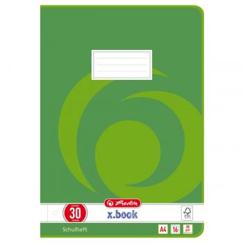5 Herlitz Schulhefte / DIN A4 / 16 Blatt / Lineatur 30