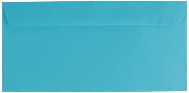 50 farbige Briefumschläge / Din lang / Farbe: blau