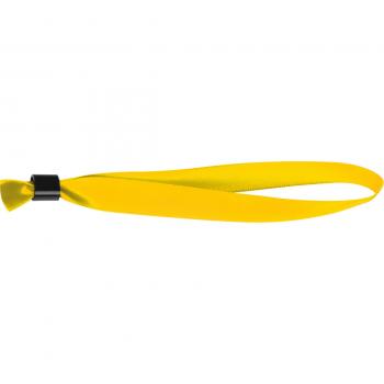 50x Einlassband / Festival Eintrittsbänder / aus Polyester / Farbe: gelb