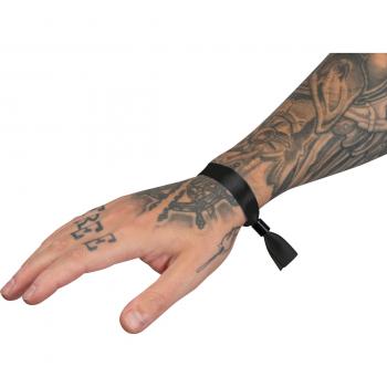 50x Einlassband / Festival Eintrittsbänder / aus Polyester / Farbe: schwarz