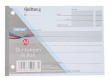 50x Stylex Quittungsblock Quittungen 50 Blatt DIN A6