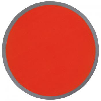 5x Frisbee mit Tasche / Wurfscheibe / auch zum bemalen geeignet / Farbe: rot