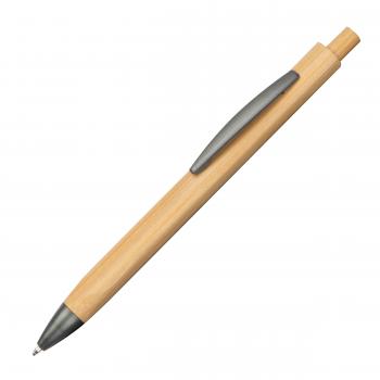 5x Holz Kugelschreiber aus Bambus mit Gravur
