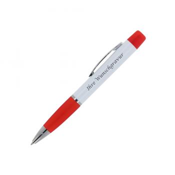 5x Kugelschreiber mit Gravur / mit dreifarbigen Textmarker / 5 Farben