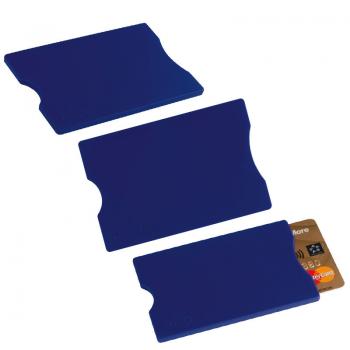 5x RFID Kartenetui / Farbe: blau