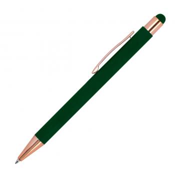 5x Touchpen Kugelschreiber "Rosegold" / aus Metall / 5 Farben