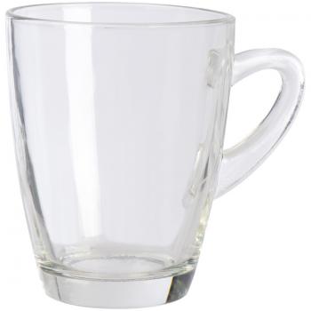 6x Kaffeetasse aus Glas / Fassungsvermögen: 320 ml / Farbe: glasklar