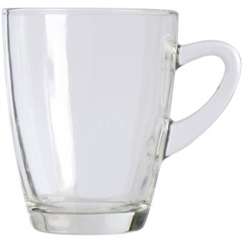 6x Kaffeetasse aus Glas / Fassungsvermögen: 320 ml / Farbe: glasklar