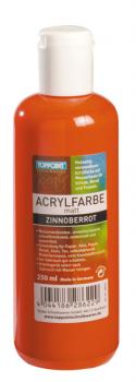 Acrylfarbe 250ml zinnoberrot rot