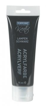 Acrylfarbe 75ml lampenschwarz schwarz