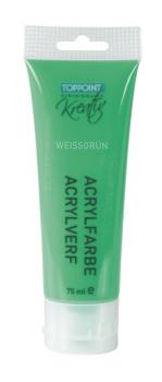 Acrylfarbe 75ml weißgrün grün