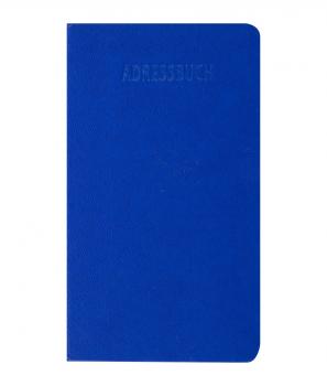 Adressbuch und Telefonbuch / 9,2 x 15,8cm / Farbe: blau
