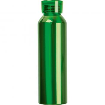 Aluminium Trinkflasche mit Gravur / mit Trageschlaufe / 600ml / Farbe: grün