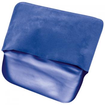 aufblasbares Kissen mit Etui / Reisekissen / Strandkissen / Farbe: blau