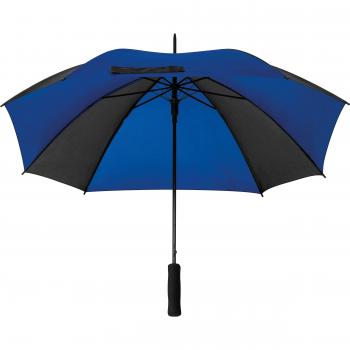 Automatik-Regenschirm / Farbe: blau-schwarz