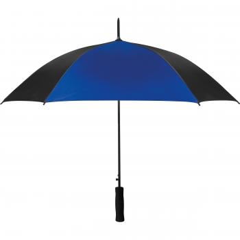Automatik-Regenschirm / Farbe: blau-schwarz