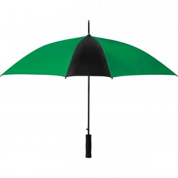 Automatik-Regenschirm / Farbe: grün-schwarz
