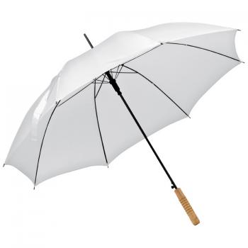 Automatik-Regenschirm / Farbe: weiss