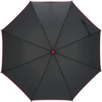 Automatik-Regenschirm / mit Fiberglasgestänge / Farbe: schwarz-pink