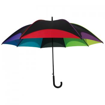 Automatik-Regenschirm "XXL" in Regenbogefarben
