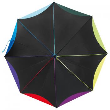 Automatik-Regenschirm "XXL" in Regenbogefarben