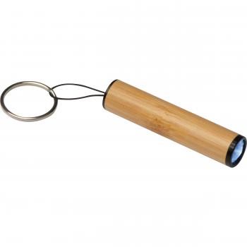 Bambus Taschenlampe mit Schlüsselring