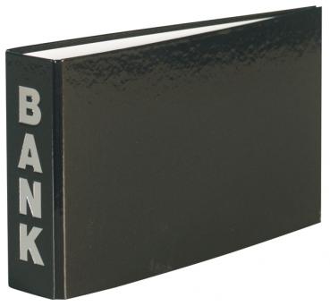 Bankordner 140x250mm Ordner für Kontoauszüge schwarz