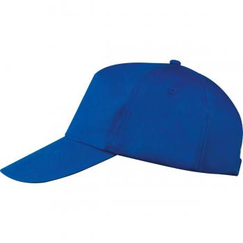 Baumwoll Basecap 5 Panel / Farbe: blau