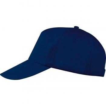 Baumwoll Basecap 5 Panel / Farbe: dunkelblau