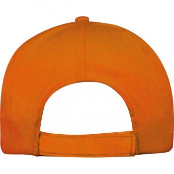 Baumwoll Basecap 5 Panel / Farbe: orange