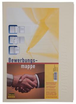 Bewerbungsmappe mit Klemmschiene / Farbe: chamois