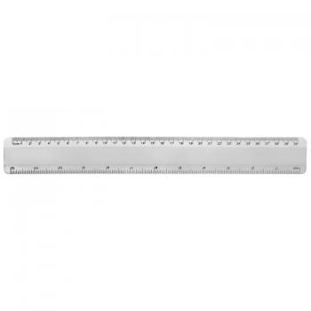 biegsames Lineal / 30cm / bruchsicher / Farbe: weiß