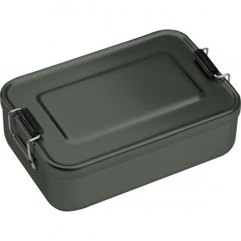 Brotzeitdose aus Aluminium / Lunchbox / Brotdose / Farbe: anthrazit