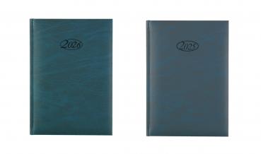 Buchkalender Set 2025 + 2026 / Chefkalender / Farbe: blau